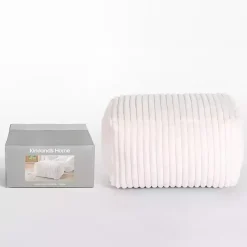 Kirklands Home Benches & Ottomans|Cream Comfy Foam Lounge Ottoman White