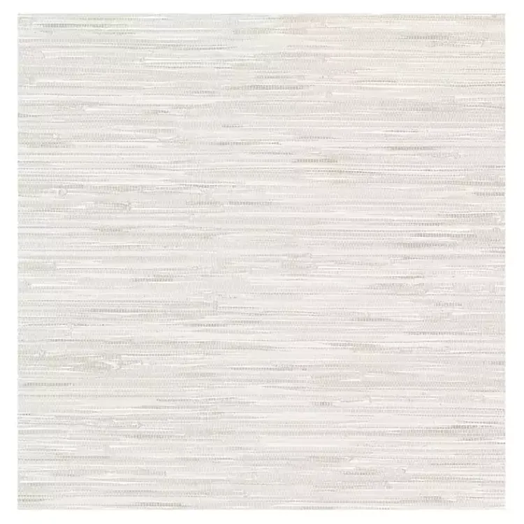 Kirklands Home Wall Murals & Wallpaper|Cream Grassweave Peel and Stick Wallpaper