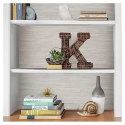 Kirklands Home Wall Murals & Wallpaper|Cream Grassweave Peel and Stick Wallpaper