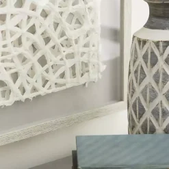 Kirklands Home Framed Art|Cream Handcut Paper Doily Shadowbox Framed Art Ivory