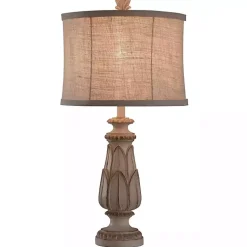 Kirklands Home Table Lamps|Cream Mackinaw Table Lamp Ivory