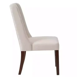 Kirklands Home Dining Chairs|Cream Parson Dining Chairs, Set of 2 Ivory