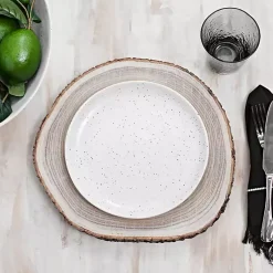 Kirklands Home Dinnerware|Cream Simple Things Salad Plate Ivory