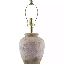 Kirklands Home Table Lamps|Cream Textured Ceramic Lia Table Lamp Ivory