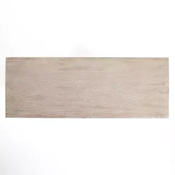 Kirklands Home Cabinets & Sideboards|Cream Washed Wood Carved Door Cabinet Tan