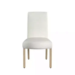 Kirklands Home Dining Chairs|Cream washed Dining Chairs, Set of 2 White