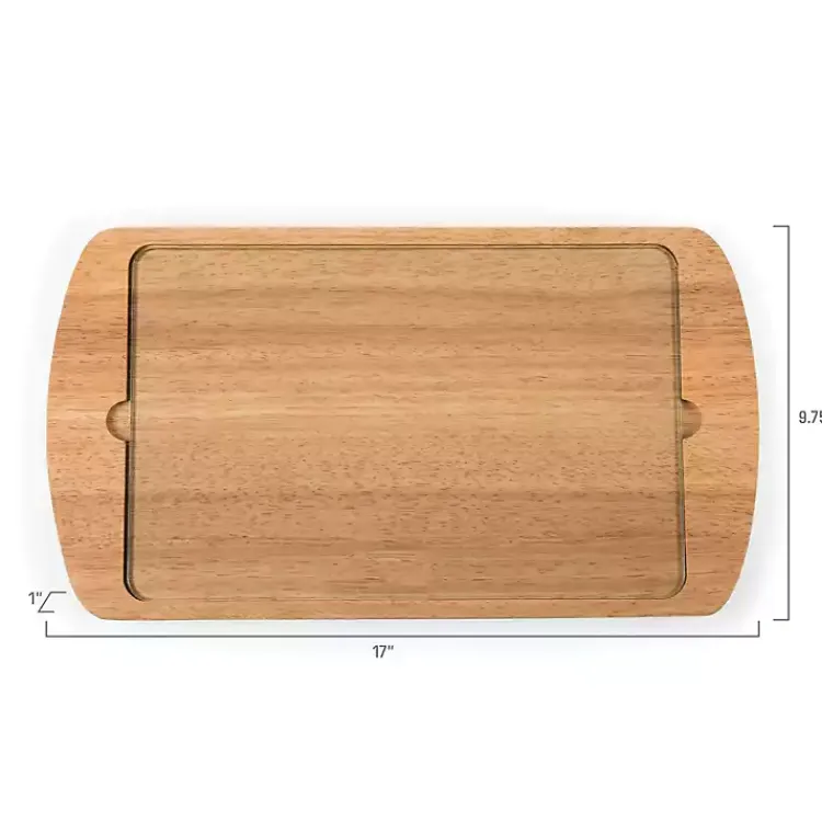 Kirklands Home Serving & Entertaining|Crimson Tide Wood and Glass Serving Board