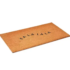 Kirklands Home Doormats|Curvy Fa La La Coir Doormat