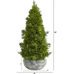 Best Cypress Cone Tree with Planter Christmas Arrangements & Garland