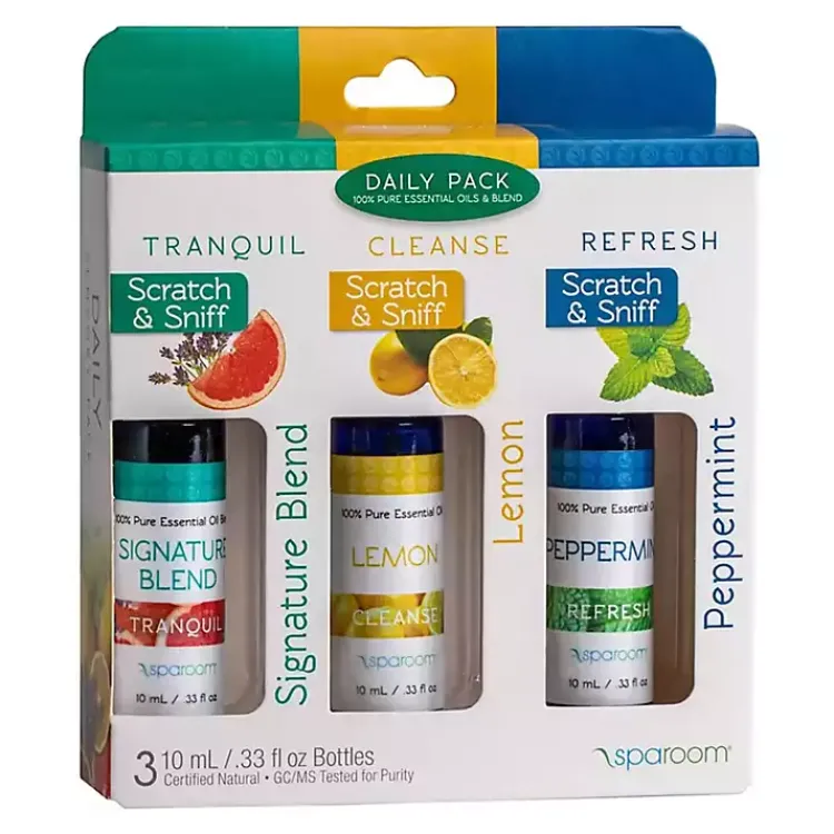 Best Daily Essential Oils, Set of 3 Home Fragrance