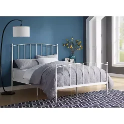 Kirklands Home Beds & Headboards|Daisy Modern Arch Queen Bed Frame White