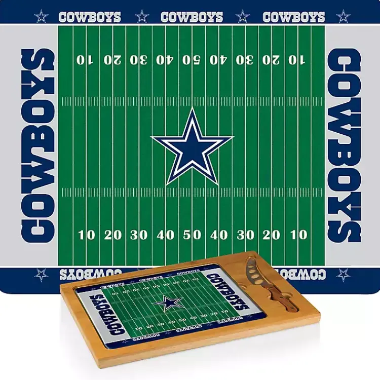 Kirklands Home Serving & Entertaining|Dallas Cowboys Cutting Board & Knife Set