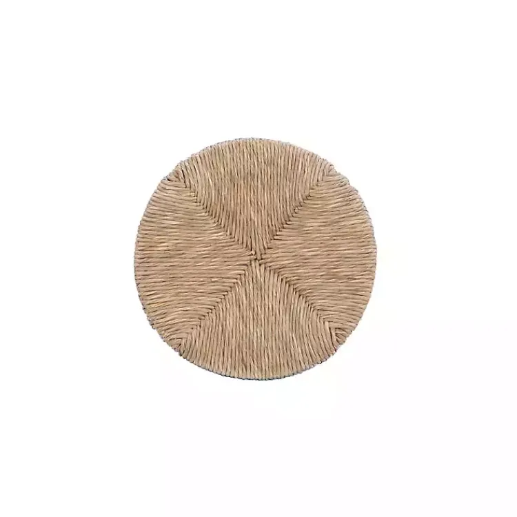 Kirklands Home Bar Stools & Counter Height Stools|Dark Seagrass Swivel Bar Stool Brown