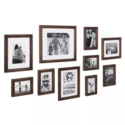 Kirklands Home Gallery Wall Frames|Dark Wood 10-pc. Gallery Wall Frame Set Brown