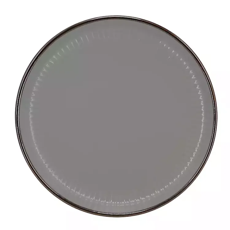 Kirklands Home Dinnerware|Dark Leo Stoneware 16-pc. Dinnerware Set Gray