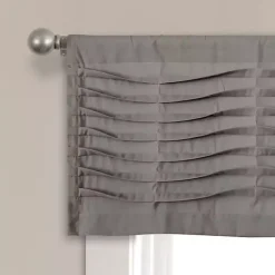 Kirklands Home Curtains & Drapes|Dark Wave Pattern Valance Gray