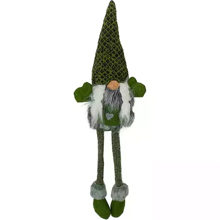 Dark Green Gnomette Shelf Sitter Christmas Decorations