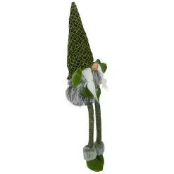 Dark Green Gnomette Shelf Sitter Christmas Decorations