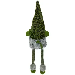 Dark Green Gnomette Shelf Sitter Christmas Decorations