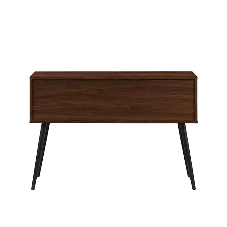 Kirklands Home Console Tables|Dark Walnut 2-Drawer Henry Console Table Brown