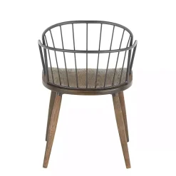 Kirklands Home Dining Chairs|Dark Walnut Wood Spindle Dining Chairs, Set of 2