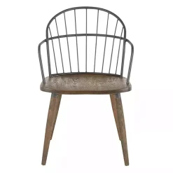 Kirklands Home Dining Chairs|Dark Walnut Wood Spindle Dining Chairs, Set of 2