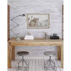 Kirklands Home Framed Art|Deckled Lakeside Grass Framed Art Print