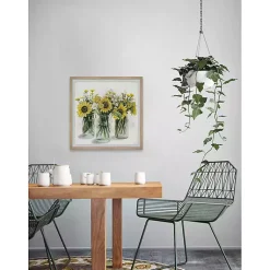 Kirklands Home Framed Art|Deckled Sunflower Trio Framed Art Print