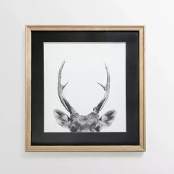 Kirklands Home Framed Art|Deer Antlers Framed Art Print