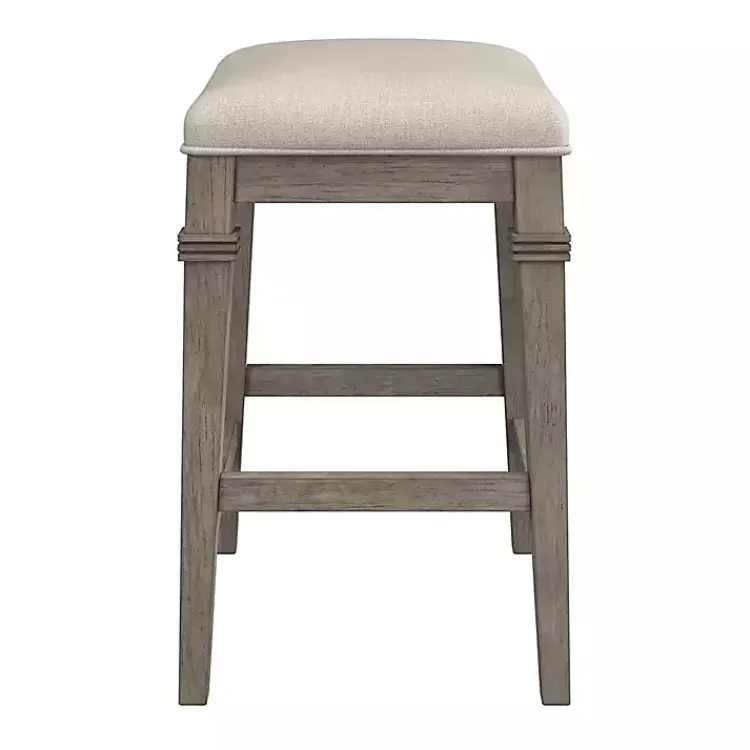Kirklands Home Bar Stools & Counter Height Stools|Distressed Gray and Beige Counter Stool