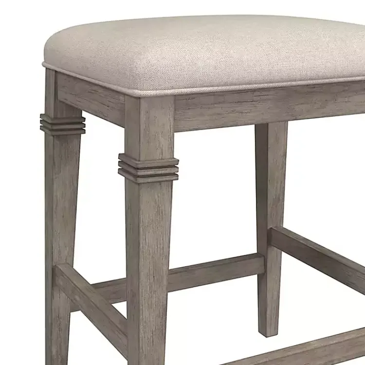 Kirklands Home Bar Stools & Counter Height Stools|Distressed Gray and Beige Counter Stool