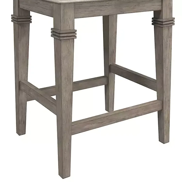 Kirklands Home Bar Stools & Counter Height Stools|Distressed Gray and Beige Counter Stool