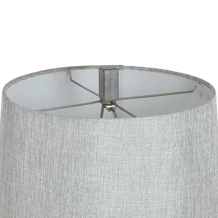 Kirklands Home Table Lamps|Distressed Traditional Baluster Table Lamp Gray