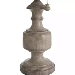 Kirklands Home Table Lamps|Distressed Urn Resin Table Lamp Gray