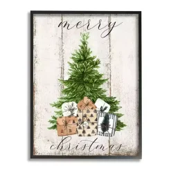 Best Distressed Merry Christmas Tree Wall Plaque Christmas Art & Wall Decor