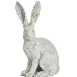 Kirklands Home Garden Statues|Distressed Bunny Garden Statue White