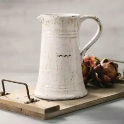 Discount Distressed Decorative Pitcher Vases