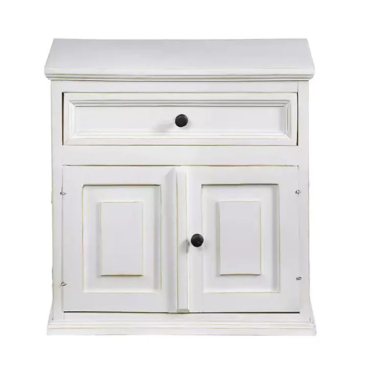Kirklands Home Nightstands|Distressed Nightstand White