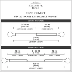 Kirklands Home Curtain Rods & Hardware|Distressed White Open Sphere Curtain Rod, 120 in.