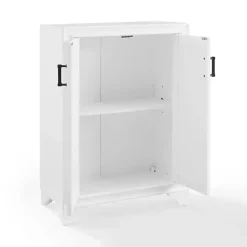 Kirklands Home Cabinets & Sideboards|Distressed Wood Accent Cabinet White