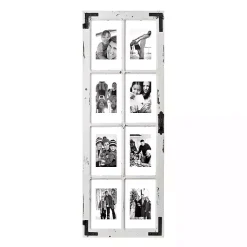 Online Distressed Wood and Metal Windowpane Collage Frame Collage Frames