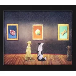 Kirklands Home Framed Art|Dog Museum Framed Art Print