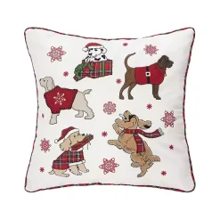 Best Dogs in Christmas Sweaters Throw Pillow Christmas Pillows
