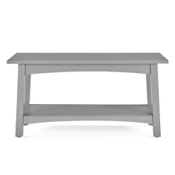Kirklands Home Benches & Ottomans|Dove Rustic Farmhouse Wood Bench Gray
