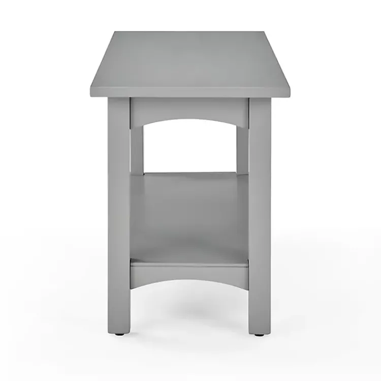 Kirklands Home Benches & Ottomans|Dove Rustic Farmhouse Wood Bench Gray