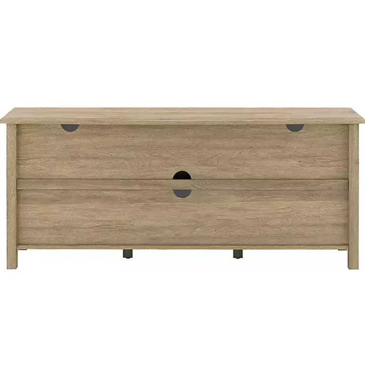 Kirklands Home Tv Stands & Media Consoles|Driftwood Slatted Sides Media Cabinet Gray