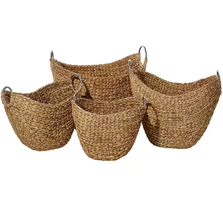 Outlet Dutch Woven Seagrass Baskets, Set of 4 Baskets & Boxes