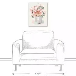 Easter Bunny Bucket Canvas Art Print Easter Decorations