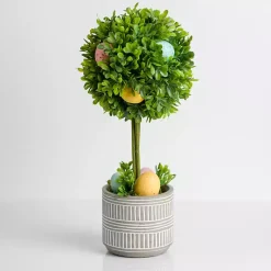 New Easter Egg Boxwood Topiary Easter Decorations