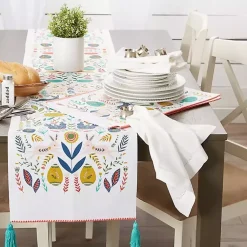 Best Easter Garden Folk Table Runner, 108 in. Easter Decorations